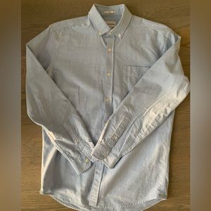 Frank and Oak light blue oxford